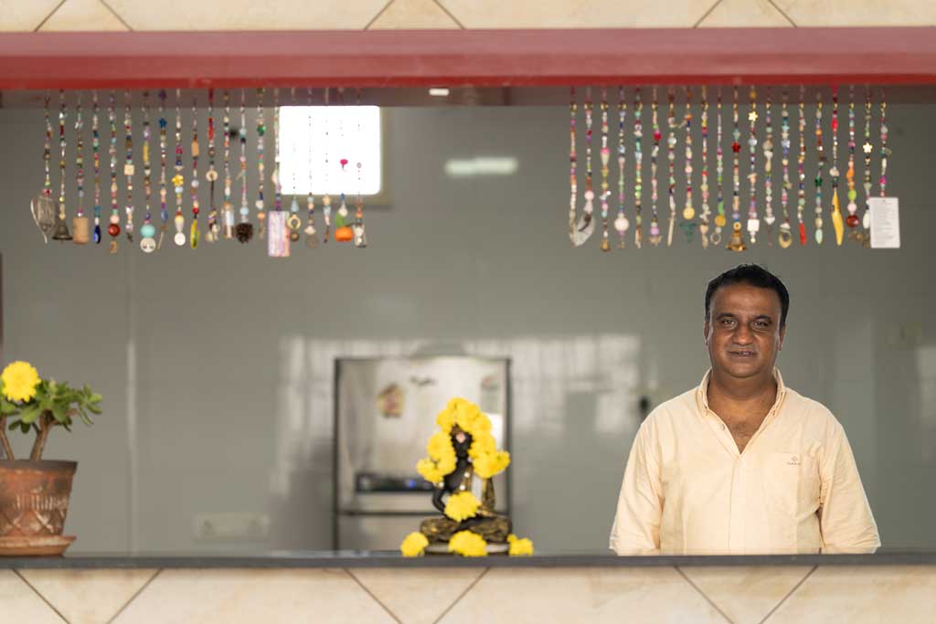 Deepak at Vishranthi Cafe