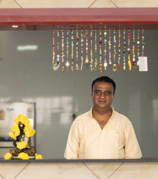 Deepak at Vishranthi Cafe